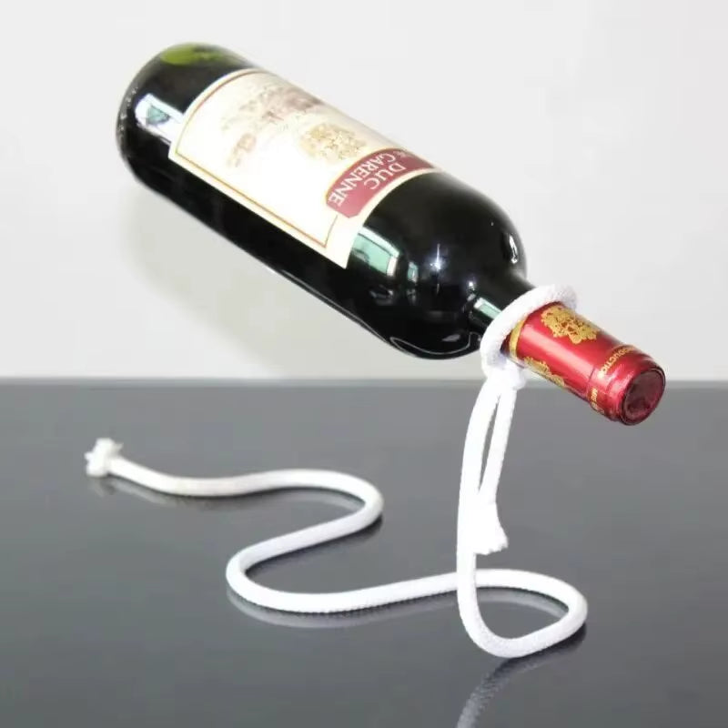 Wine Tray Ornament Kitchen Utensils Rope Wine Rack Desktop Rack Wine Bottle Rack Cup Rack Household Wine Rack Ornament